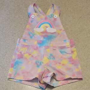 Kidgets Pastel Rainbow Overalls